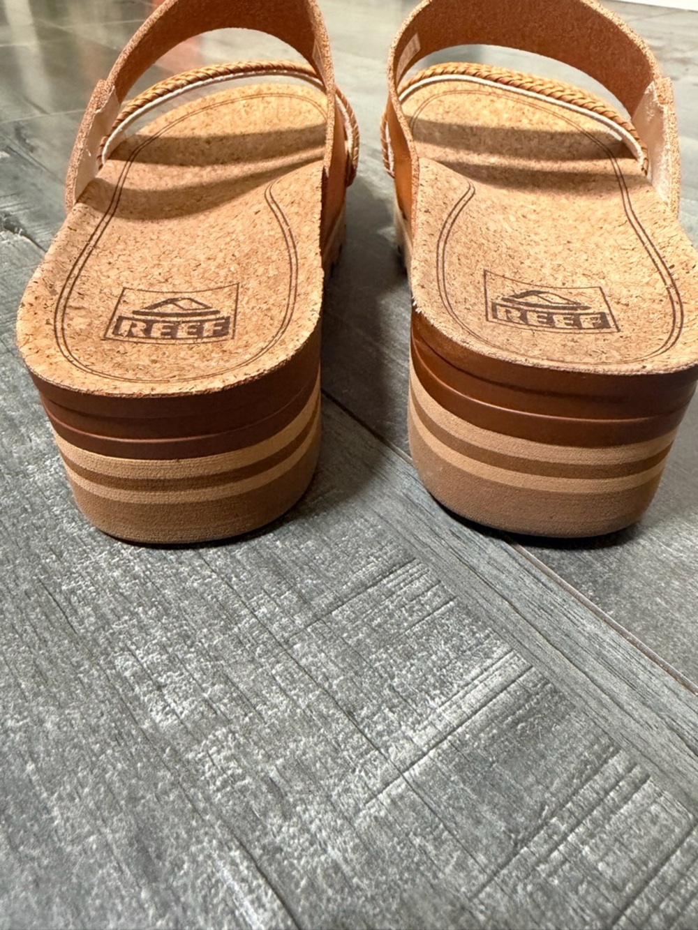 Reef Cushion Vista Hi Wedge Sandal Size 7 - Picture 8 of 12